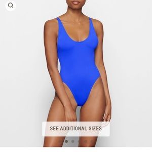 Skims Scoop Neck One Piece Size Small